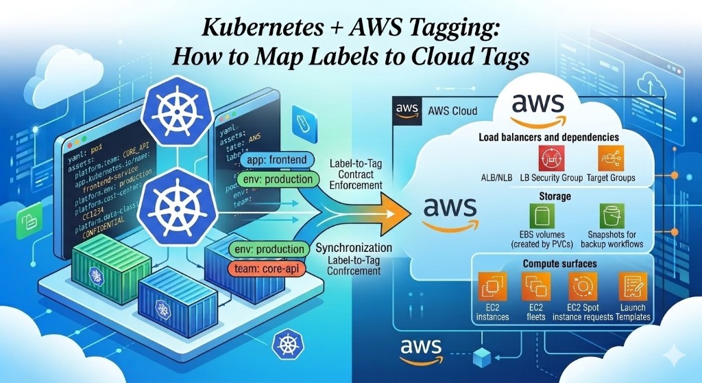 Kubernetes and AWS tagging mapping strategy